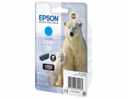 Epson 26 - 4.5 ml - azurová - originální - blistr - inkoustová cartridge - pro Expression Premium XP-510, 520, 600, 605, 610, 615, 620, 625, 700, 710, 720, 800, 810, 820