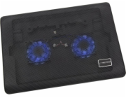 Esperanza EA144 TIVANO Chladicí podložka pod NTB 15.6-17, 2 vent., LED
