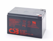 CSB 12V 12Ah GP12120 F2 - Pb záložní akumulátor VRLA AGM 12V/12Ah (GP12120 F2)