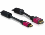 Delock - HDMI kabel - HDMI s piny (male) do 19 pin mini HDMI Type C s piny (male) - 5 m