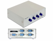 Delock Serial Switch RS-232 4-port manual - Přepínač - 4 x sériový - desktop