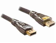 Delock - Kabel DisplayPort - DisplayPort (M) do DisplayPort (M) - 2 m - antracit