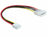 Delock - Elektrický kabel - 4 pinové interní napájení (M) do 4 pinový mini-napájecí konektor (F) - 30 cm