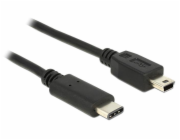 Kabel DeLOCK USB 2.0, zástrčka USB-C > zástrčka mini-USB