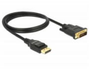 Delock - Kabel adaptéru - jeden spoj - DisplayPort (M) do DVI-D (M) - DisplayPort 1.2a - 2 m - pasivní - černá