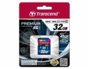TRANSCEND SDHC karta 32GB Premium, Class 10 UHS-I, 300X