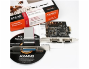 AXAGO,  PCEA-SP, PCI express karta, 2x RS232, 1x LPT, Full profile