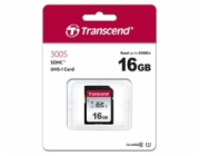 TRANSCEND SDHC karta 16GB 300S, UHS-I U1 (R:95/W:45 MB/s)