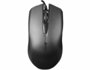 A4tech OP-760 Black, myš, 1 kolečko, 3 tlačítka, USB, černá