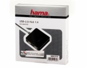 Hama USB 2.0 hub 1:4,bus-powered, černý NAHRADA 200121