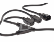PREMIUMCORD Kabel napájecí 230V prodlužovací Y - 1xM/2xF