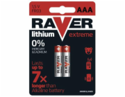 GP lithiová baterie 1,5V RAVER AAA (R03) Extreme 2ks blistr