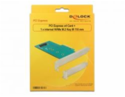 Delock PCI Express x4 Card > 1 x internal NVMe M.2 - Řadič úložiště - M.2 Card - nízký profil - PCIe 3.0 x4