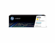 HP 203X High Yield Yellow Original LaserJet Toner Cartridge (2,500 pages)