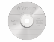 1x10 Verbatim Data Life plus CD-R 80 / 700MB, 52x Speed JC