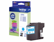Brother LC221C - Azurová - originální - inkoustová cartridge - pro Brother DCP-J562DW, MFC-J480DW, MFC-J680DW, MFC-J880DW