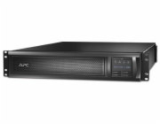 APC Smart-UPS X 2200 Rack/Tower LCD - UPS (montáž do racku / externí) - AC 230 V - 1980 Watt - 2200 VA - Ethernet 10/100, RS-232, USB - výstupní konektory: 11 - 2U - černá - s APC UPS Network Manageme