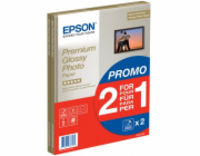 Epson C13S042169 paper A4 - 255g/m2 - 2x15sheets - photo premium glossy (2 for 1 PROMO)