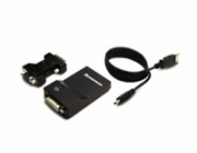 Lenovo USB 3.0 to DVI/VGA Monitor Adapter - Externí video adaptér - USB 3.0 - DVI