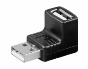PremiumCord USB redukce A-A, Male/Female 90°
