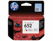 HP 652 originální inkoustová kazeta tříbarevná F6V24AE