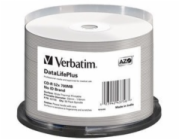 VERBATIM CD-R(50-pack) spindl, AZO 52X,700MB,WHITE WIDE THERMAL PRINTABLE SURFACE NON-ID