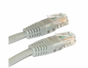 XtendLan patch kabel Cat6, UTP - 15m, šedý