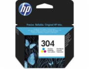 HP 304 - Barva (azurová, purpurová, žlutá) - originální - inkoustová cartridge - pro AMP 130; Deskjet 26XX, 37XX; ENVY 50XX