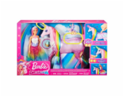Lalka Barbie Mattel Dreamtopia - Jednorożec Magia świateł  (FXT26)