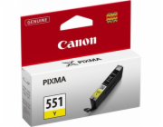 Canon CLI-551Y - 7 ml - žlutá - originální - inkoustový zásobník - pro PIXMA iP8750, iX6850, MG5550, MG5650, MG5655, MG6450, MG6650, MG7150, MG7550, MX725, MX925