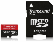 Transcend microSDXC        128GB Class 10 UHS-I 400x + SD adapter