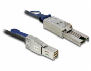 Delock - Externí kabel SAS - SAS 6Gbit/s - 36 pin 4x Mini SAS HD (SFF-8644) (M) do 26 pinů 4x Shielded Mini MultiLane SAS (SFF-8088) (M) - 1 m