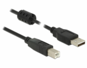 Delock - Kabel USB - USB (M) do USB typ B (M) - USB 2.0 - 5 m - černá