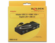 Delock USB-A stanice/replikátor (62461)