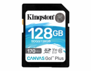 Paměťová karta Kingston SDXC U3 V30 128 GB, 170/90 MB/s