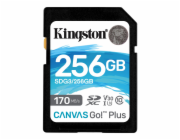 Paměťová karta Kingston SDXC U3 V30 256 GB, 170/90 MB/s