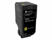 LEXMARK toner CS720, CS725, CX725 Yellow Return Programme Toner Cartridge