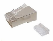 Konektor Solarix KRJ45/6SH RJ 45 FTP 8p8c, Cat 6, licna, skládaný