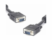 PREMIUMCORD Kabel VGA propojovací 15m HQ (HD15M/M, DDC2, 3x Coax + 8 žil, feritová jádra)