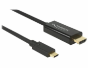 Delock - Externí video adaptér - Parade PS171 - USB-C - HDMI - černá - maloobchod