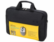 DICOTA Toploader 15.6 black with mouse including Black