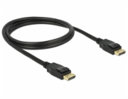 Delock - Kabel DisplayPort - DisplayPort (M) do DisplayPort (M) - 1 m - opatřený západkou - černá