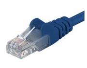 Patch kabel UTP cat 5e, 1m - modrý