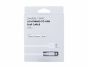 AVACOM MFI-120W kabel USB - Lightning, MFI certifikace, 120cm, bílá