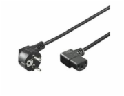 PREMIUMCORD Kabel napájecí 230V 2m úhlový 90st