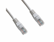 DATACOM Patch cord UTP CAT5E 0,25m bílý