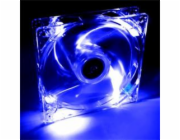 Akyga Ventilátor 12cm LED modrý