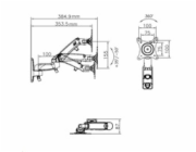 Televizní držák Fiber Mounts F150