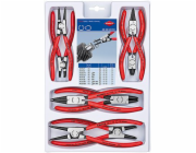 Knipex 002004V01 Sada kleští na pojistné kroužky, 8-dílná, plastový obal, 