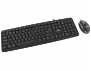 ESPERANZA Titanum TK106 SALEM sestava klávesnice, US + myš, USB, černá
